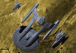 Akira class flanked by runabouts